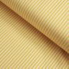 Tissu popeline coton rayures haute couture - jaune x 10 cm