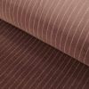 Tissu velours ras rayures haute couture - vieux rose x 10 cm