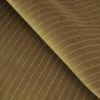 Tissu velours ras rayures haute couture - beige x 10 cm