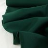Tissu Crêpe de laine haute couture - vert anglais x 10 cm