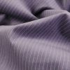 Tissu velours ras rayures haute couture - lilas x 10 cm