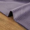 Tissu velours ras rayures haute couture - lilas x 10 cm