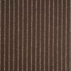 Tissu lainage fin rayures haute couture - marron x 10 cm
