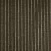 Tissu lainage fin rayures haute couture - vert kaki x 10 cm