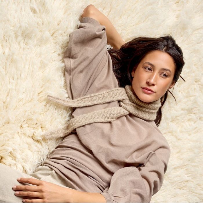 Kit tricot pointe châle modèle 17 Luxury Knits 26 - Rico design