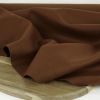 Tissu lainage alpaga mohair haute couture - marron x 10 cm