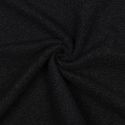 Tissu bouclettes Teddy envers polaire - noir x 10 cm