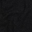 Tissu bouclettes Teddy envers polaire - noir x 10 cm