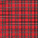 Tissu tartan carreaux écossais stretch - rouge x 10 cm