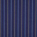 Tissu denim rayures camel - bleu brut x 10 cm