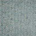 Tissu lainage tweed chevrons haute couture - bleu de gris x 10 cm