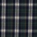 Tissu flanelle tartan carreaux - vert x 10 cm