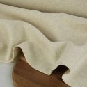 Tissu lainage cachemire haute couture - écru x 10 cm