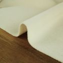 Tissu laine cachemire haute couture - écru x 10 cm