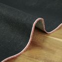 Tissu denim Selvedge haute couture - noir x 10 cm