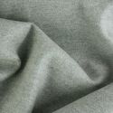 Tissu drap de laine cachemire haute couture - gris clair x 10 cm