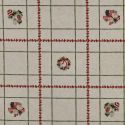 Tissu canvas effet lin décoration de Noël - beige x 10 cm