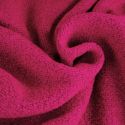 Tissu laine bouclée fluo haute couture - rose fuchsia x 10 cm