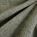 Tissu lainage chiné tweed haute couture - gris clair x 10 cm