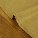 Tissu lainage fin chiné haute couture - jaune x 10 cm