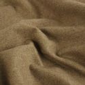 Tissu lainage fin chiné haute couture - marron clairx 10 cm