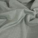 Tissu laine tailleur carreaux haute couture - gris clair x 10 cm