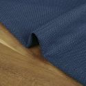 Tissu laine tailleur stretch haute couture - bleu chiné x 10 cm