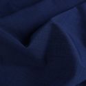 Tissu laine tailleur stretch haute couture - bleu indigo x 10 cm
