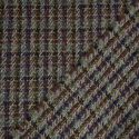 Tissu lainage tweed carreaux haute couture - marron x 10 cm