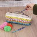 Kit crochet trousse zippée colorée