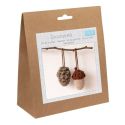 Kit crochet amigurumi - Pomme de pin et Gland