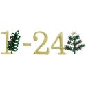 Kit broderie Stick & Stitch calendrier de l'Avent - Rico Design