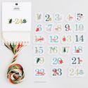 Kit broderie Stick & Stitch calendrier de l'Avent - Rico Design
