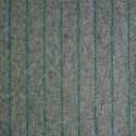 Tissu lainage fin rayures gris chiné haute couture - vert x 10 cm