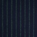 Tissu lainage fin rayures bleu marine haute couture - vert x 10 cm