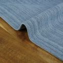 Tissu denim tissé rayures haute couture - bleu clair x 10 cm