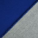 Tissu lainage cachemire haute couture - bleu roi x 10 cm