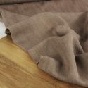 Tissu denim tencel haute couture - marron clair x 10 cm