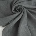 Tissu denim tencel haute couture - grisx 10 cm
