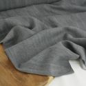 Tissu denim tencel haute couture - grisx 10 cm
