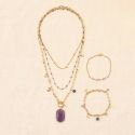 Kit Bijoux inoxydables Parure violette - Graine créative