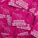 Etiquette vêtement à coudre Who Run The World - Bohin x 1