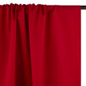 Tissu popeline coton -rouge x 10 cm