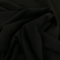 Coupon - Tissu viscose lin uni noir
