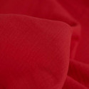 Tissu double gaze - rouge x 10 cm