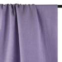 Tissu lin lavé uni - violet lilas x 10 cm