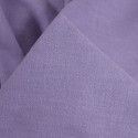Tissu lin lavé uni - violet lilas x 10 cm