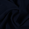 Tissu sergé de viscose uni - bleu marine foncé x 10 cm