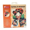 Cartes à strasser Japon - Graine créative
