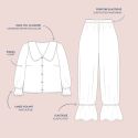 Augustus - patron pyjama femme - Lise Tailor